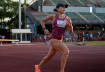 Belén Casetta logró su mejor marca personal en 1.500 metros