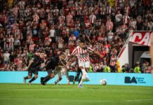 Instituto y Lanús igualaron en un partidazo