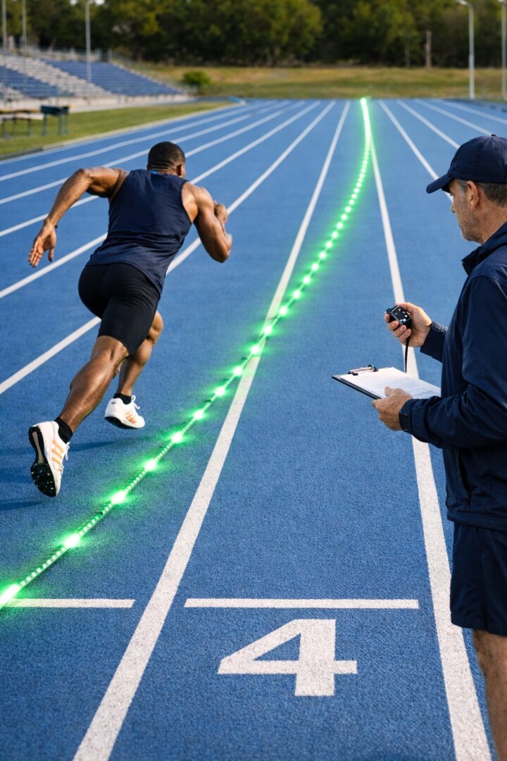 Sistemas de pacing visual en atletismo: control del ritmo y velocidad