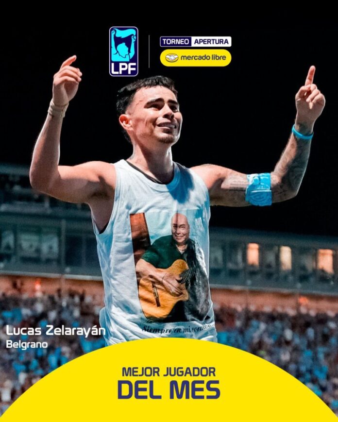 Liga Profesional eligió al Chino Zelarayán como mejor jugador de febrero: sus mejores jugadas