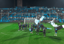 Club Atlético Belgrano recibió el apoyo de su gente con un banderazo histórico antes del clásico.